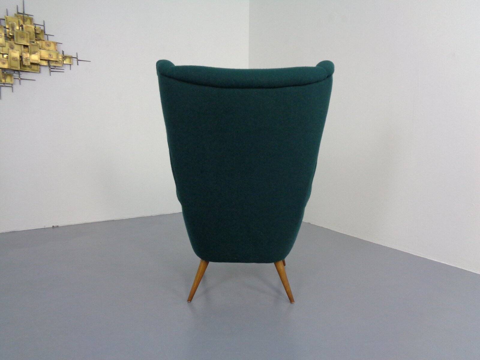 French Kvadrat Tonica Wingback Chair, 1950s