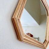 Octagonal golden mirror
