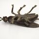 Brass Art Deco fly with movable wings Collection 4288