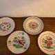 4 assiettes en faïence de Saint-Clément