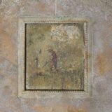 old triptych mirror
