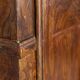 Classic Piedmontese walnut wardrobe from the early 18th century