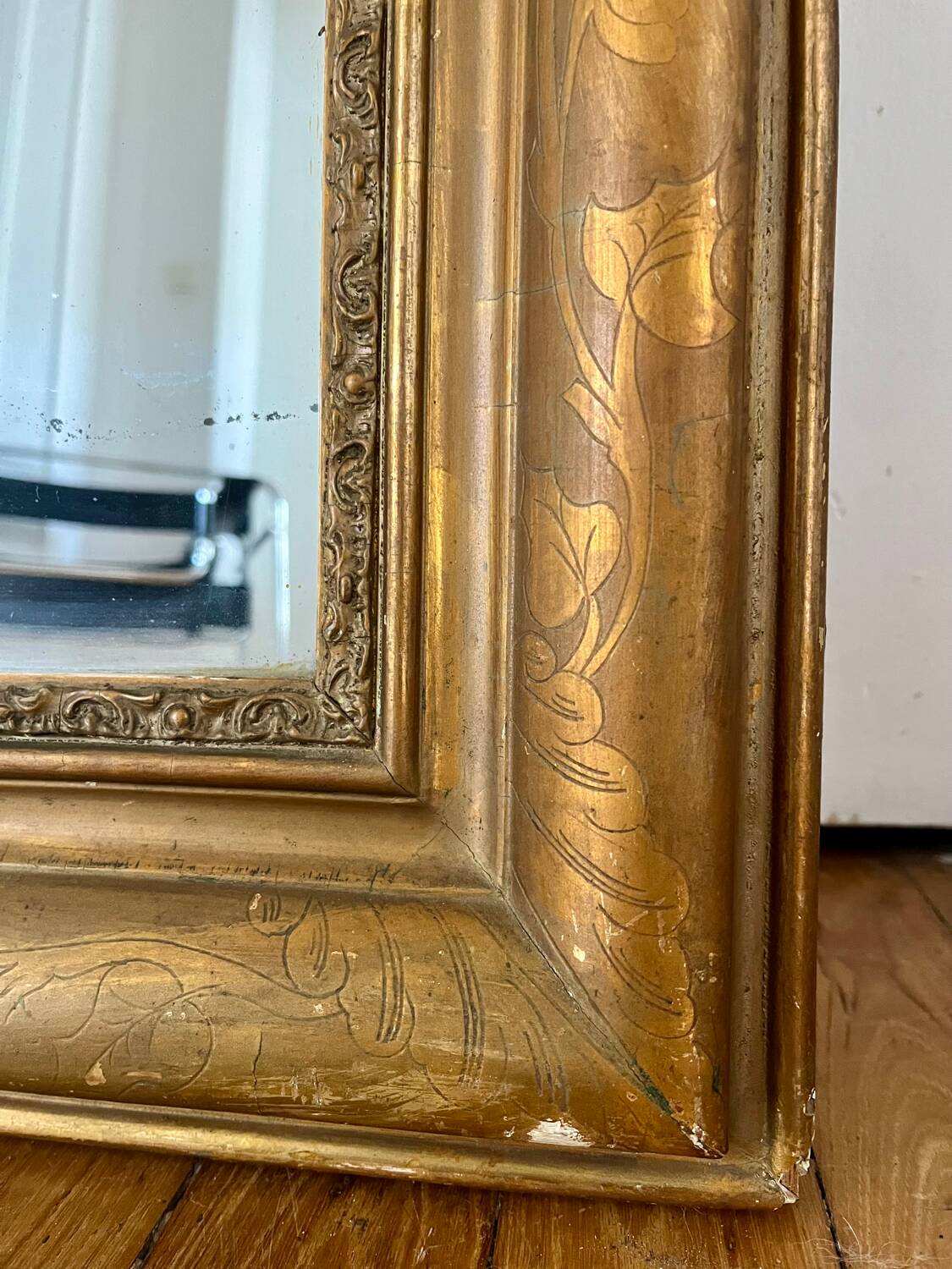 Miroir d’époque Louis Philippe 19ieme siècle