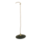 Suspension indus ancienne noire et blanche tôle émaillée vintage