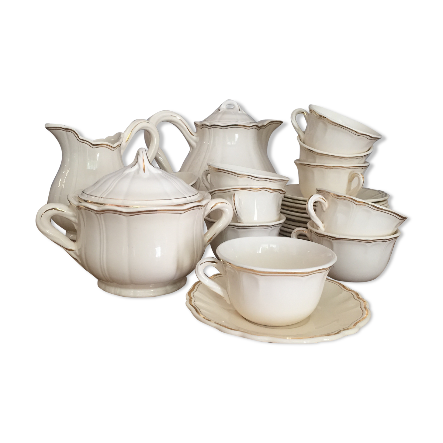 Tea set 25 pieces