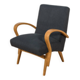 Mid Century Armchairs, Czechoslovakia, 1960s,