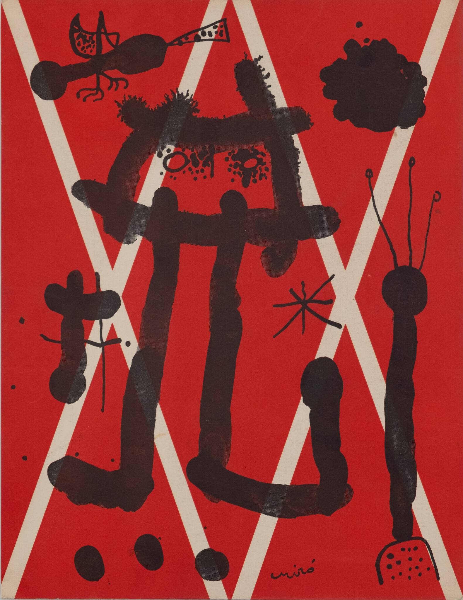 Joan miro: the surrealist peasant - original lithograph