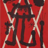 Joan miro: the surrealist peasant - original lithograph