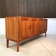 Buffet scandinave en teck massif, Danemark années 1960