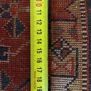 Antique handmade Persian Qashqai nomadic rug – blue background 94x112cm