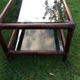 Rattan coffee table