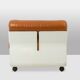 Mario Bellini, for B&B Amanta armchair in leather. Around 1970.