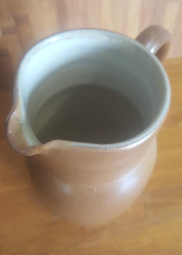 Large vintage pitcher in Berry sandstone 1.5 L