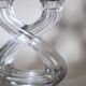 Bougeoir en cristal de Vannes