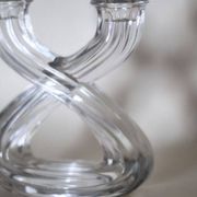 Bougeoir en cristal de Vannes