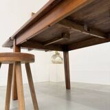 Cherry farmhouse table with 260cm extensions