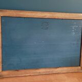 Mirror patinated carved wood frame