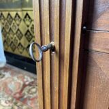 Meuble de notaire à clapets en acajou restauré