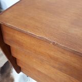 2 furniture or vintage boarding school bedside table
