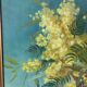 Peinture sur bois, les mimosas, Belli