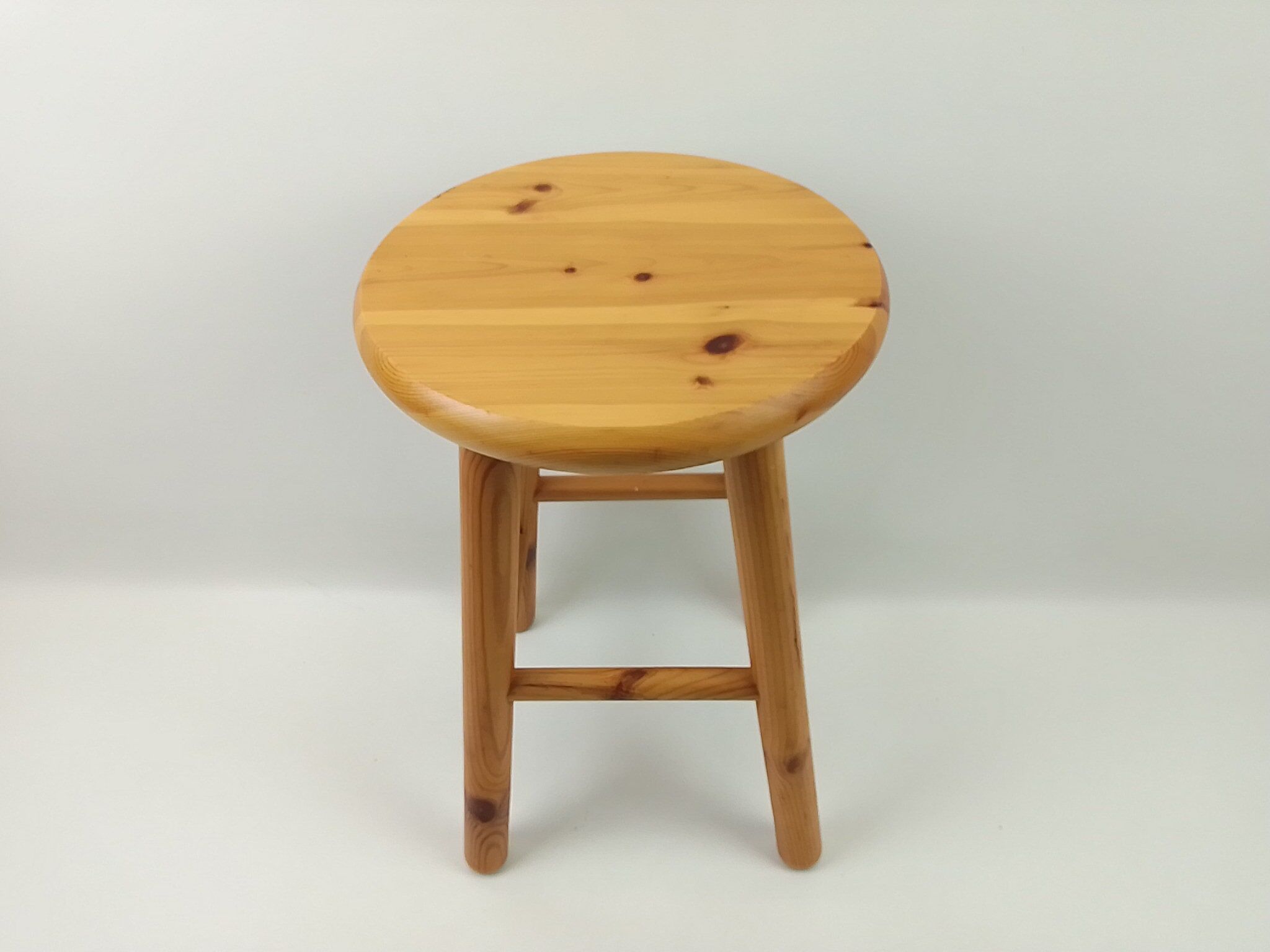 Light pine tabouret 45 cm
