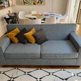 Fabric buckle sofa
