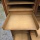 Antique double curtain cabinet in oak (internal drawers)