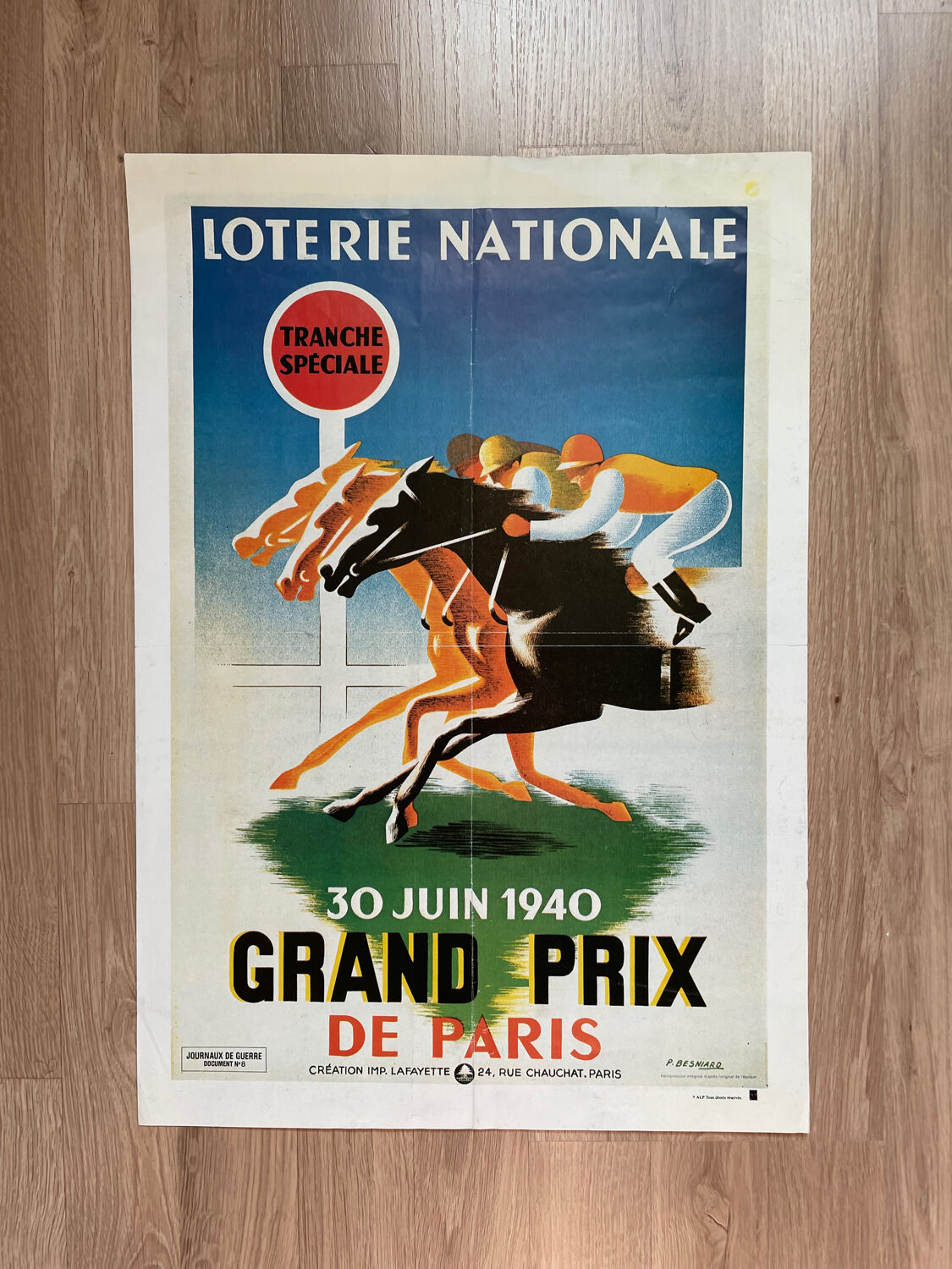 Poster Grand Prix Equestre de Paris 1940