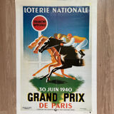 Poster Grand Prix Equestre de Paris 1940