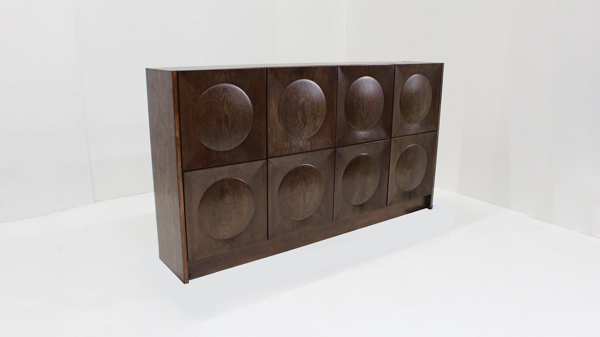 Vintage brutalist sideboard 1970s
