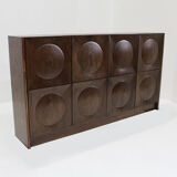 Vintage brutalist sideboard 1970s