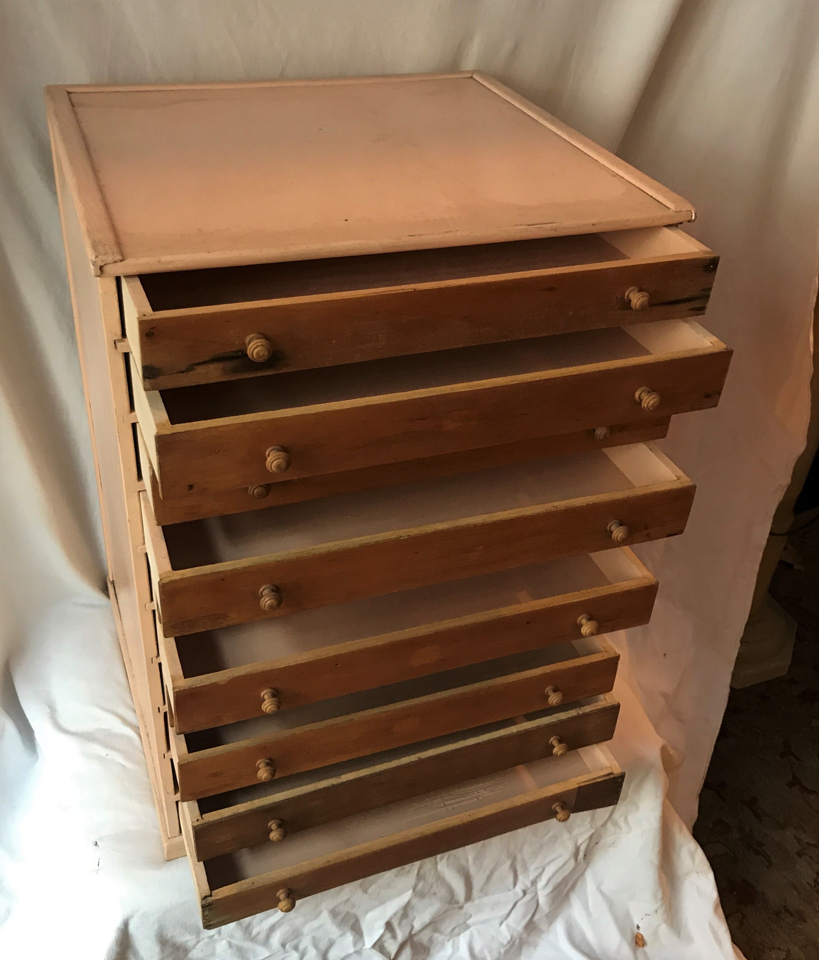 Meuble de métier à 10 tiroirs