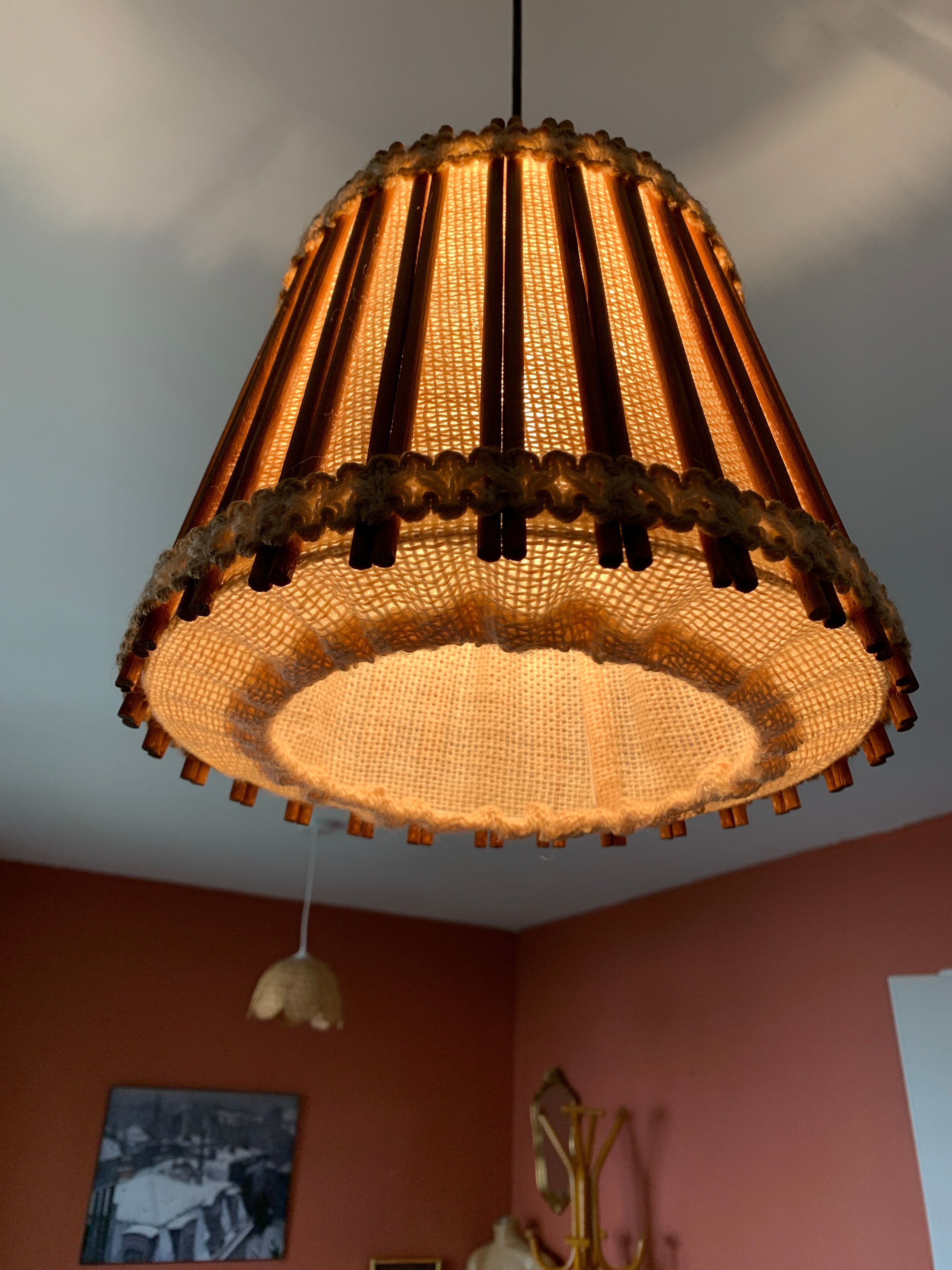 Brass and wool suspension