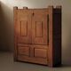 Art-Popular furniture in pine and larch, Lozère, 19th century