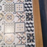 Table de ferme carreaux de ciments
