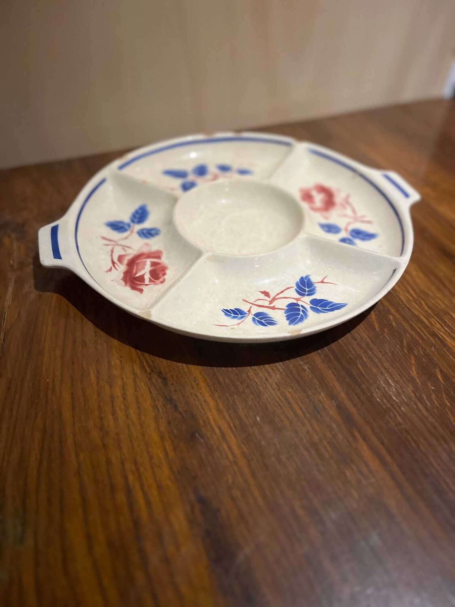 Plat de service vintage Lunéville