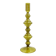 80s Amber Glass Candle Holder