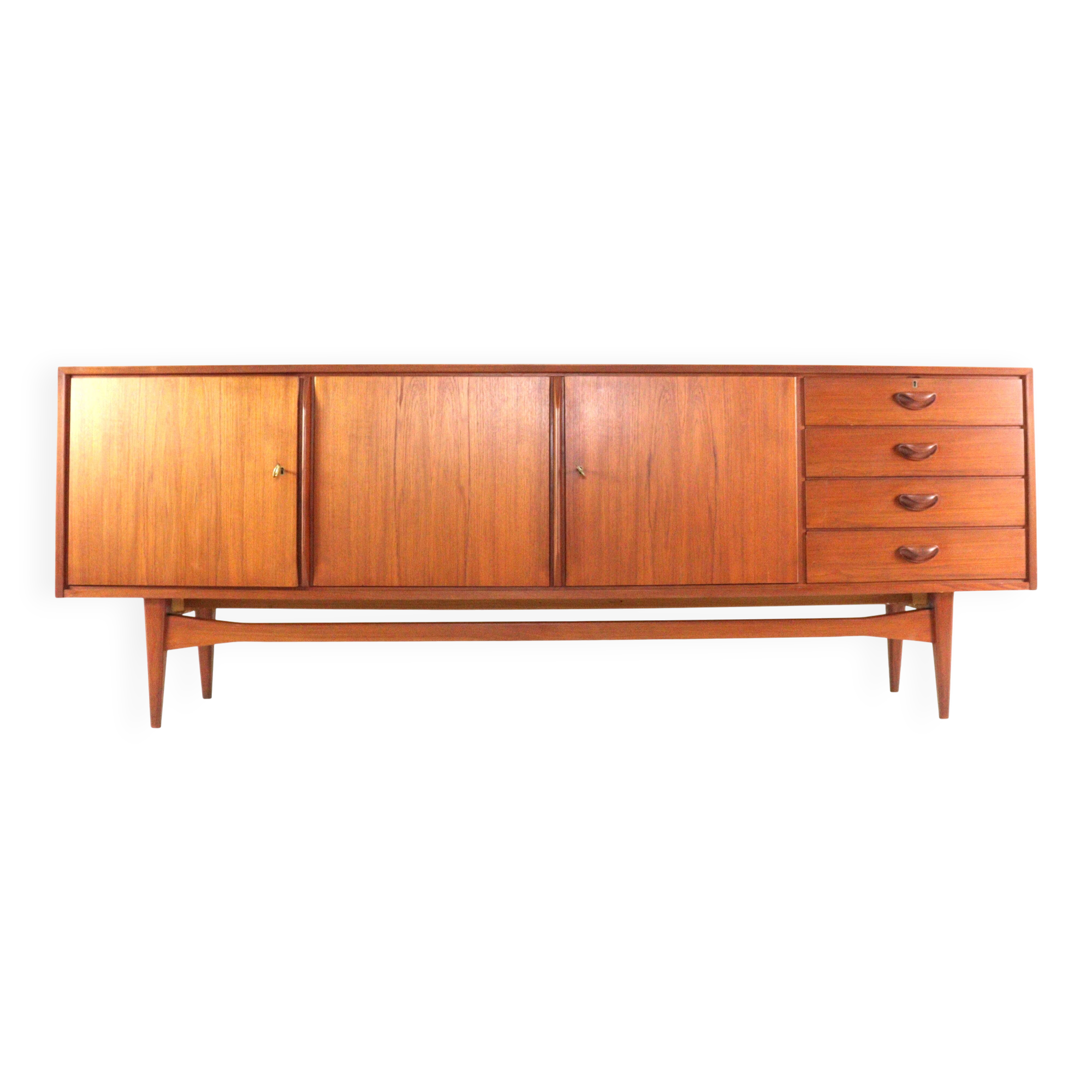 Heinrich Althoff sideboard | 240 cm - teak - mid century modern