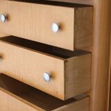 Art Deco oak chest of drawers (1950s/1960s). Very good condition.