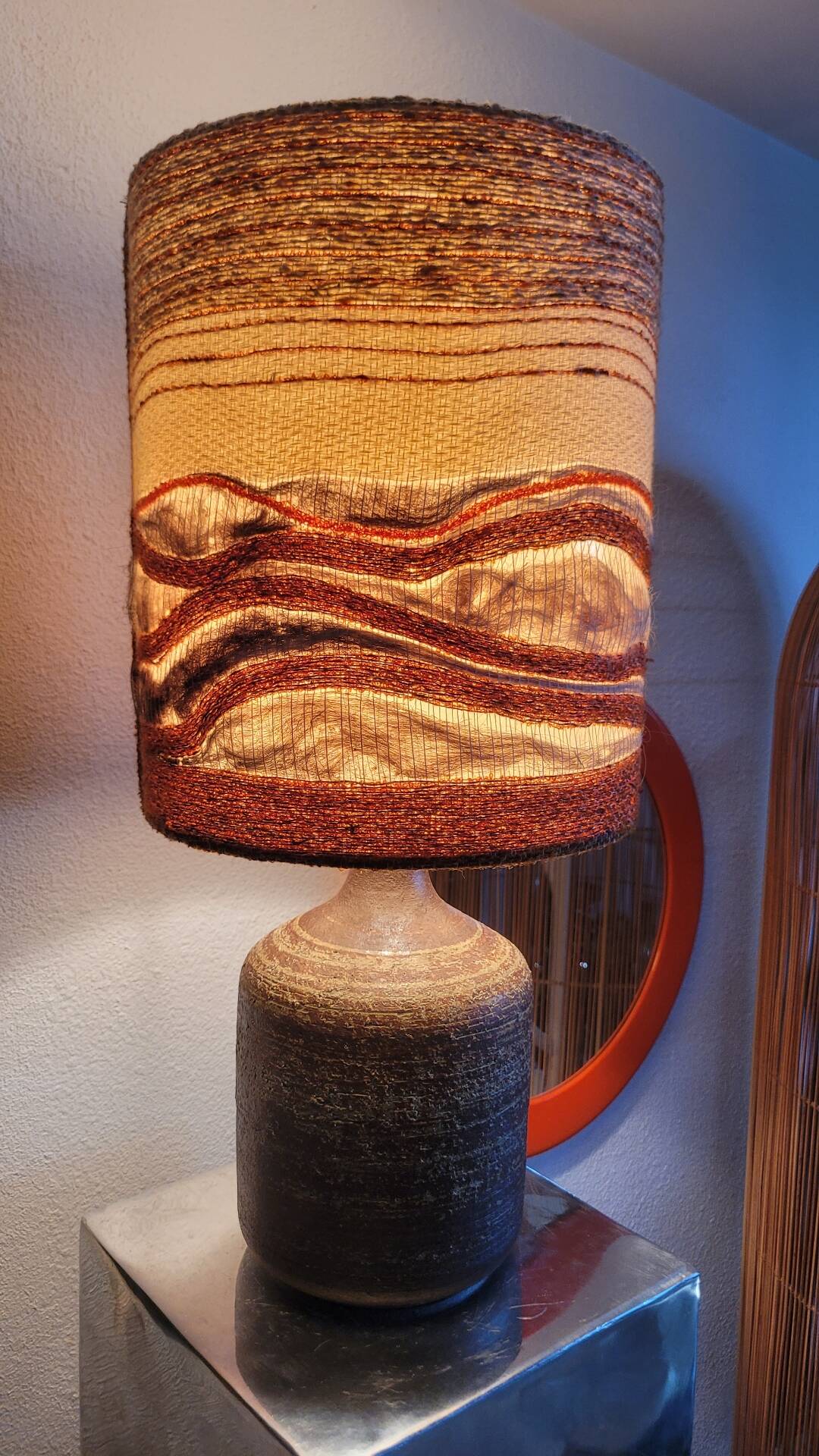 Jacques Pouchain table lamp in ceramic Atelier de Dieuleffit