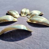 Set of 6 brass cups