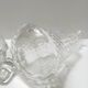 Pair of Transparent Crystal Decanter Bottles by Bleikristall, Germany