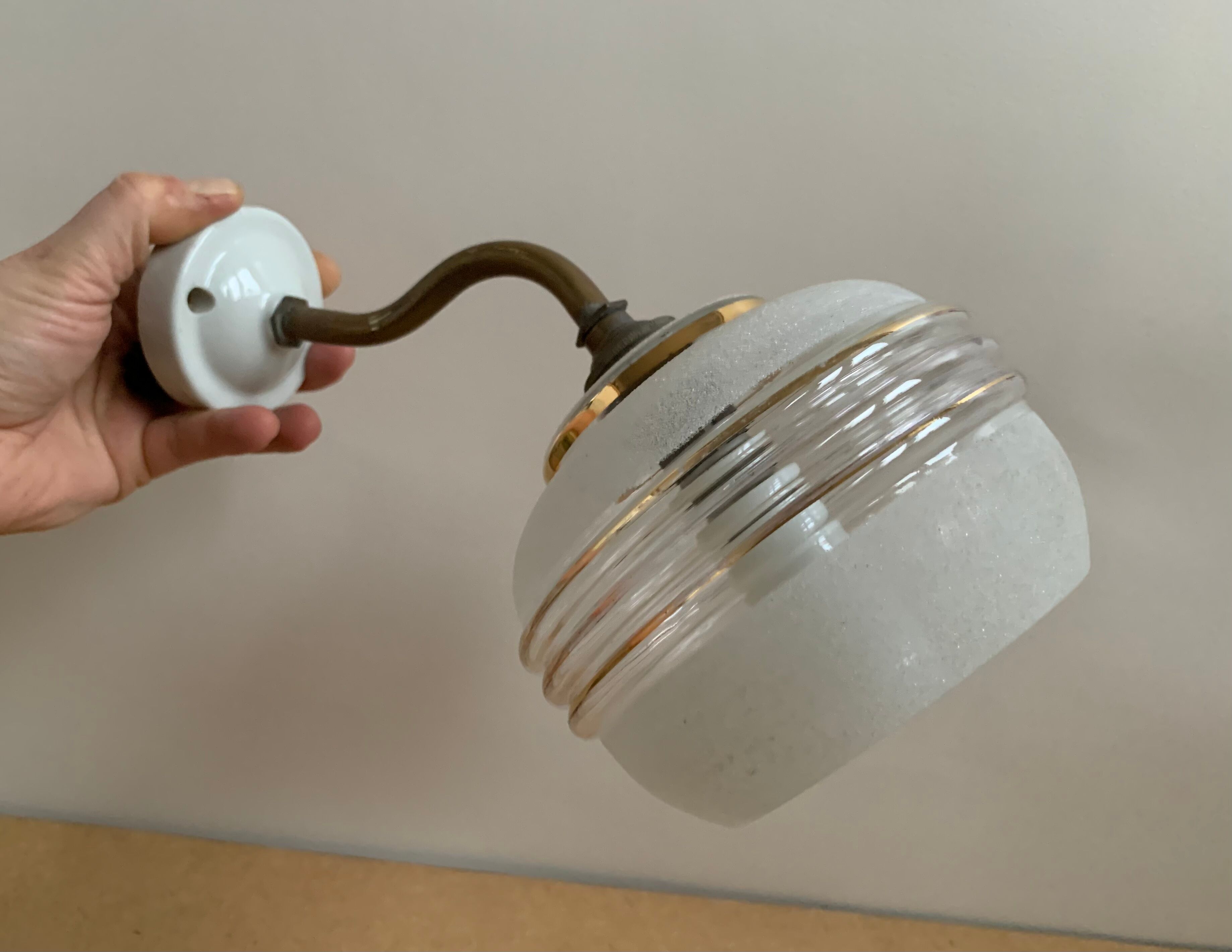 Wall lamp 50s gooseneck