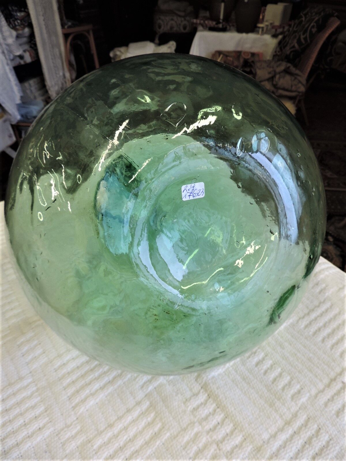 Dame-Jeanne or old glass bottle