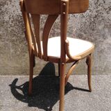 5 vintage bistro chairs