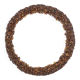 Semi-precious stone mirror. Contemporary artisanal work.