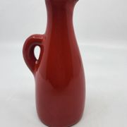 Robert Picault bottle in red ceramic, Vallauris, France, vintage 1950.