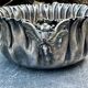 Silver fruit bowl with dragonflies Art Nouveau