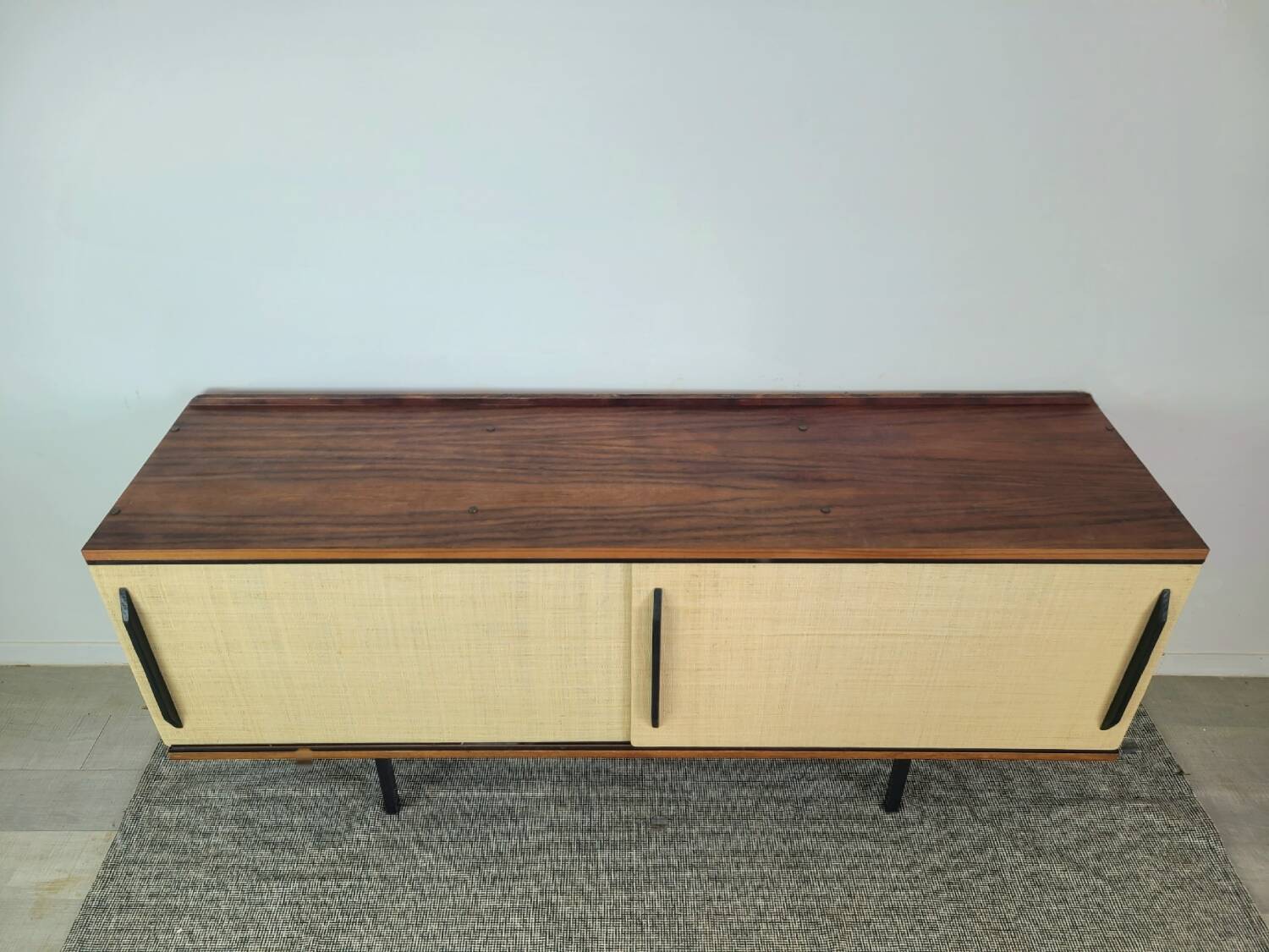 1960s Scandinavian vintage teak modernist sideboard
