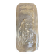 Plaque sculptée en nacre, deux jeunes filles au bain